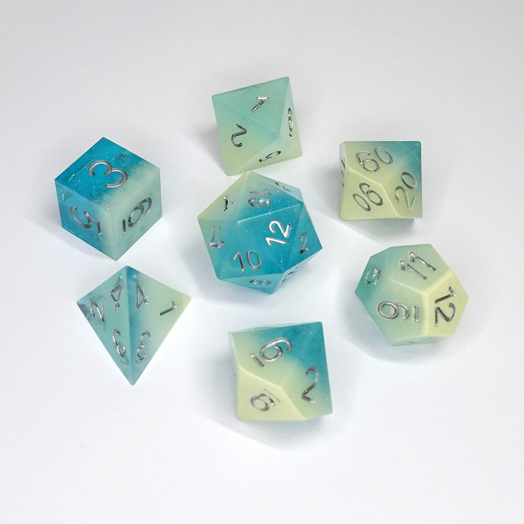 Sharp Edge Resin Dice Set - Coastal (CC)