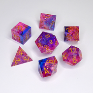 Sharp Edge Resin Dice Set - Spellbound (CC)