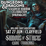 Dungeons & Dragons: Season of Horror Celebration - RPG One-Shot @ Vault Games Clayfield - Sat 27 Jun