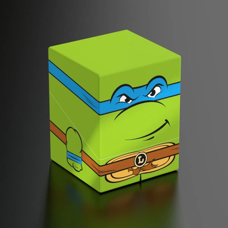 Squaroes Boulder 100+ Deck Box - Teenage Mutant Ninja Turtles - Leonado