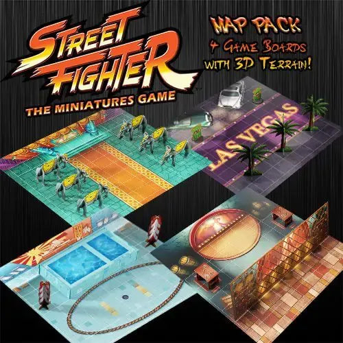 Street Fighter: The Miniatures Game - Map Pack
