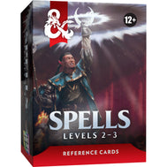 Dungeons & Dragons Reference Cards - Spells Levels 2-3