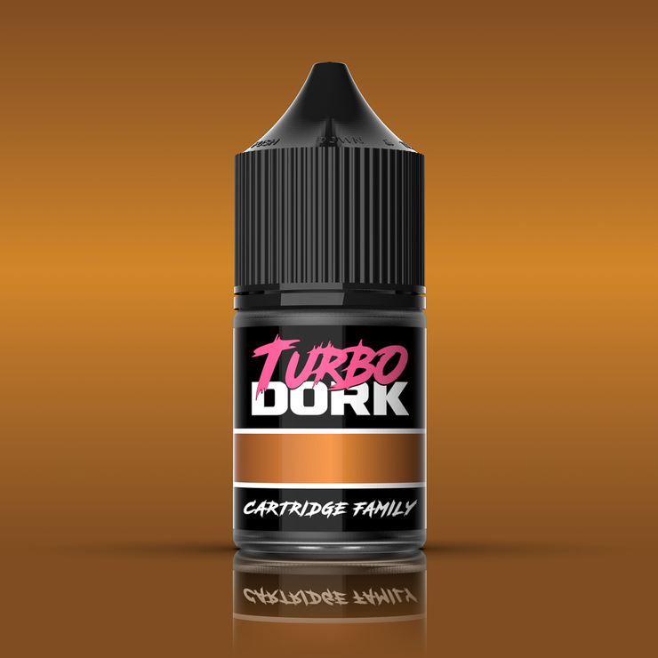 Turbo Dork: Cartridge Family Metallic Acrylic Paint - 22ml Bottle