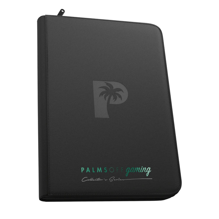 Collector's Series TOP Loader Zip Binder 9 Pocket - Black