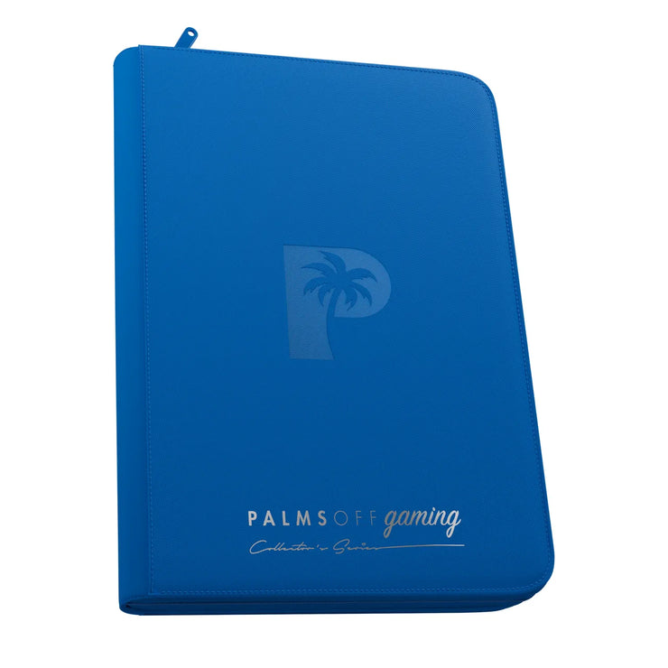 Collector's Series TOP Loader Zip Binder 9 Pocket - Blue
