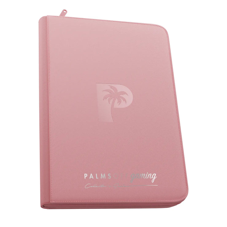 Collector's Series TOP Loader Zip Binder 9 Pocket - Pink