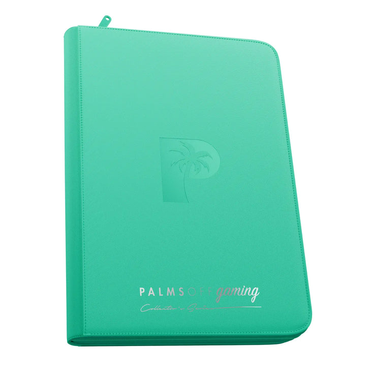 Collector's Series TOP Loader Zip Binder 9 Pocket - Turquoise
