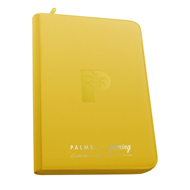 Collector's Series TOP Loader Zip Binder 9 Pocket - Yellow