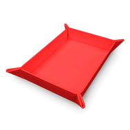 Vivid Magnetic Folding Dice Tray - Red