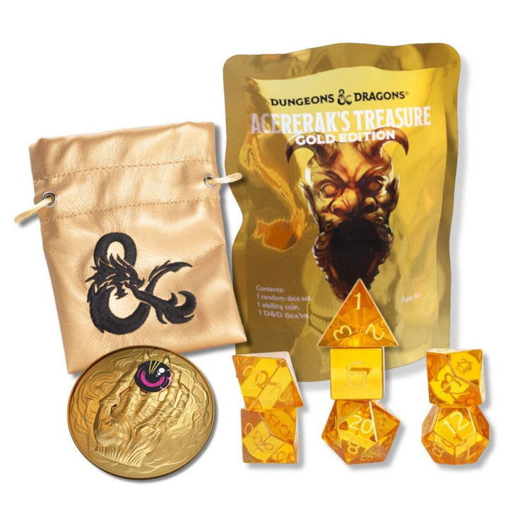 Acererak's Treasure D&D Blind Bag - Sirius Dice Gold Edition
