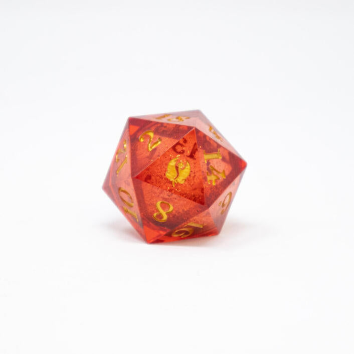Large Liquid Core D20 - Bloom Pink