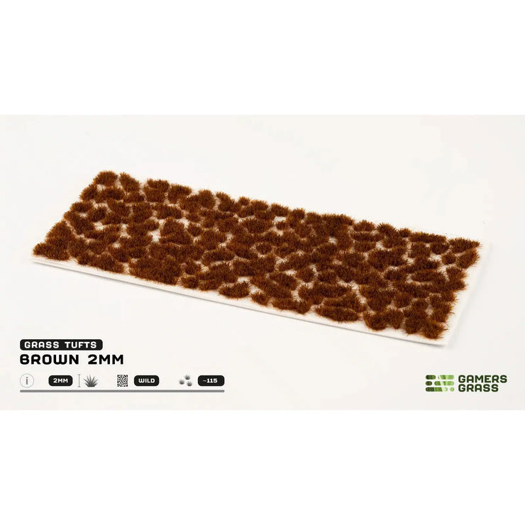 Tufts: Brown 2mm (Wild)