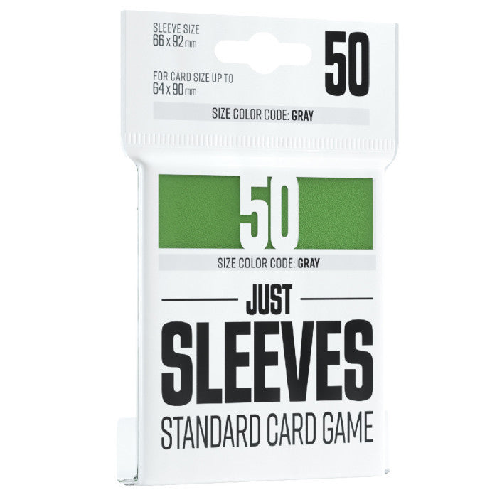 Green Standard Card Game Sleeves (50) - Just Sleeves
