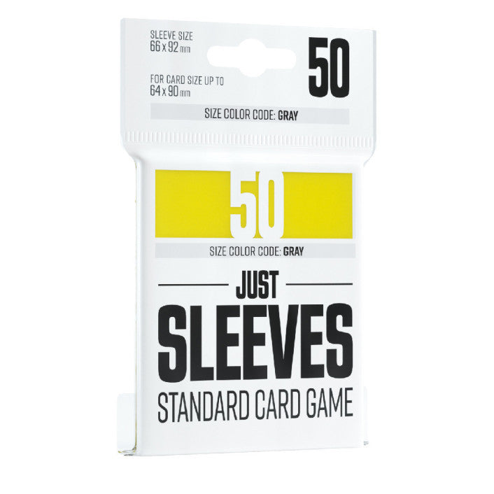 Yellow Standard Card Game Sleeves (50) - Just Sleeves