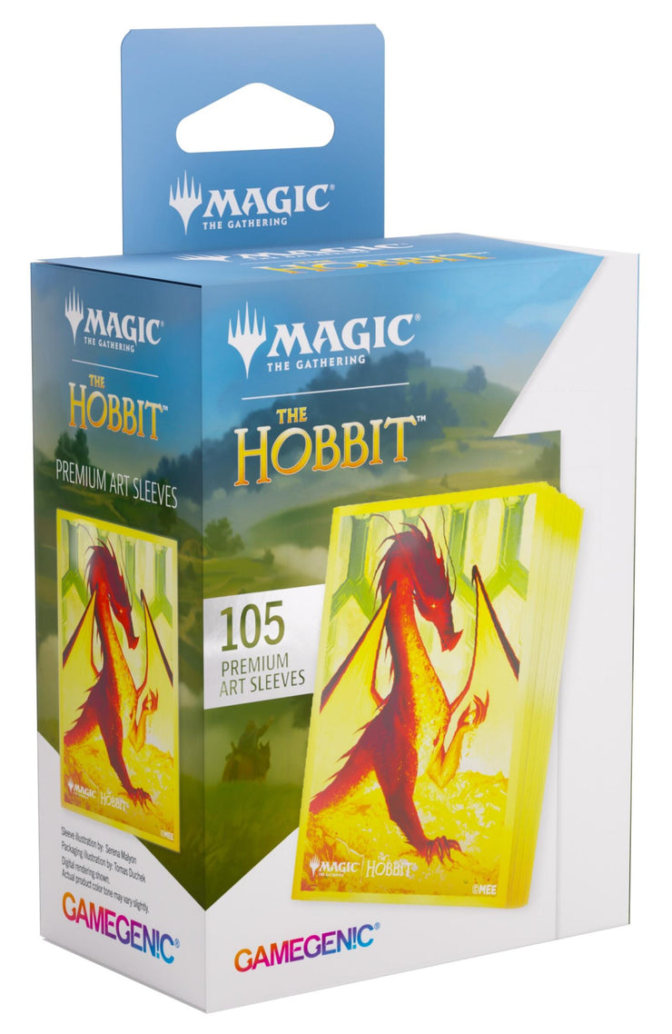 Magic The Gathering x The Hobbit Premium Art Sleeves - Smaug the Golden