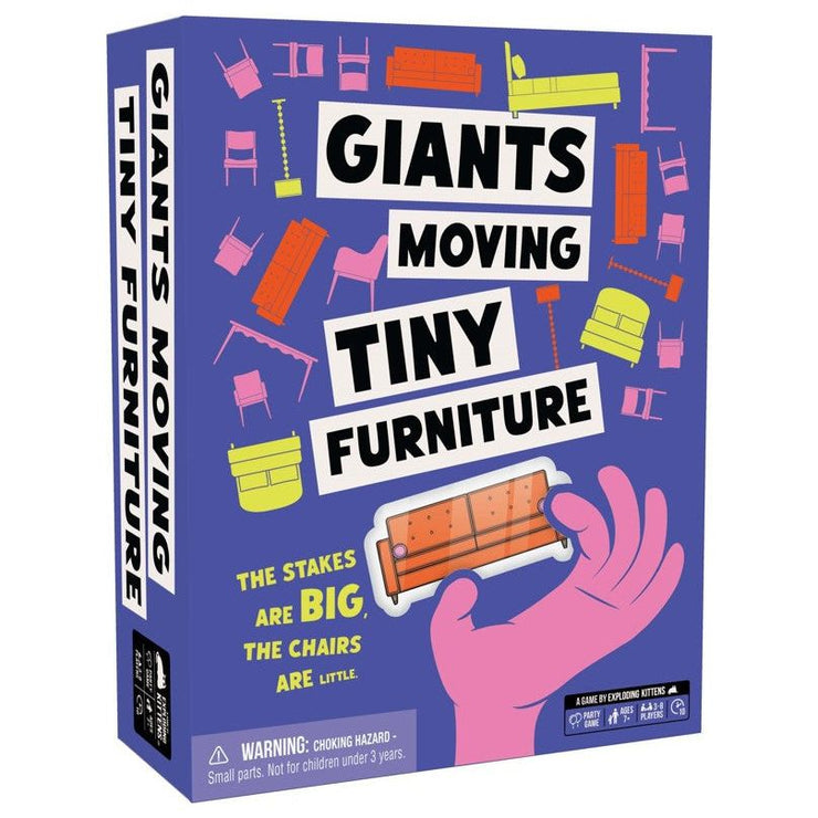 Giants Moving Tiny Furniture