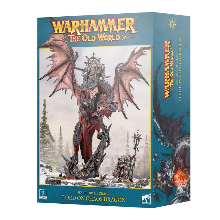 Warriors Of Chaos - Lord/Sorcerer on Chaos Dragon