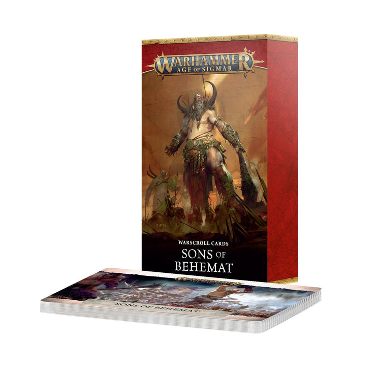Warscroll Cards: Sons of Behemat
