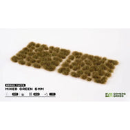 Tufts: Mixed Green 6mm (Wild)