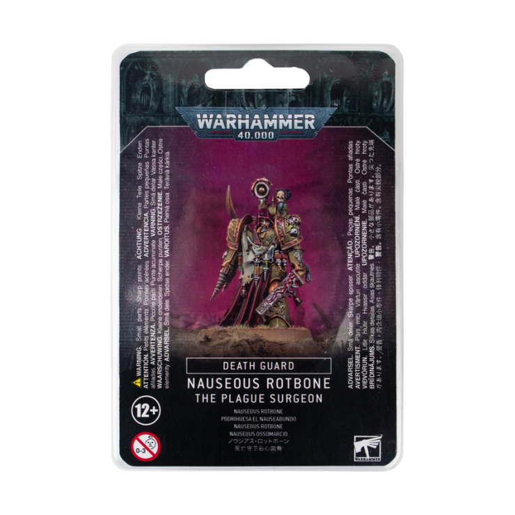 Death Guard Nauseous Rotbone, the Plague Surgeon