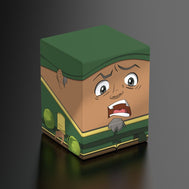 Squaroes Boulder 100+ Deck Box - Avatar: The Last Airbender - The Cabbage Merchant