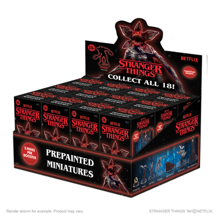 Stranger Things Prepainted Miniatures - 12 Ct. Countertop Display