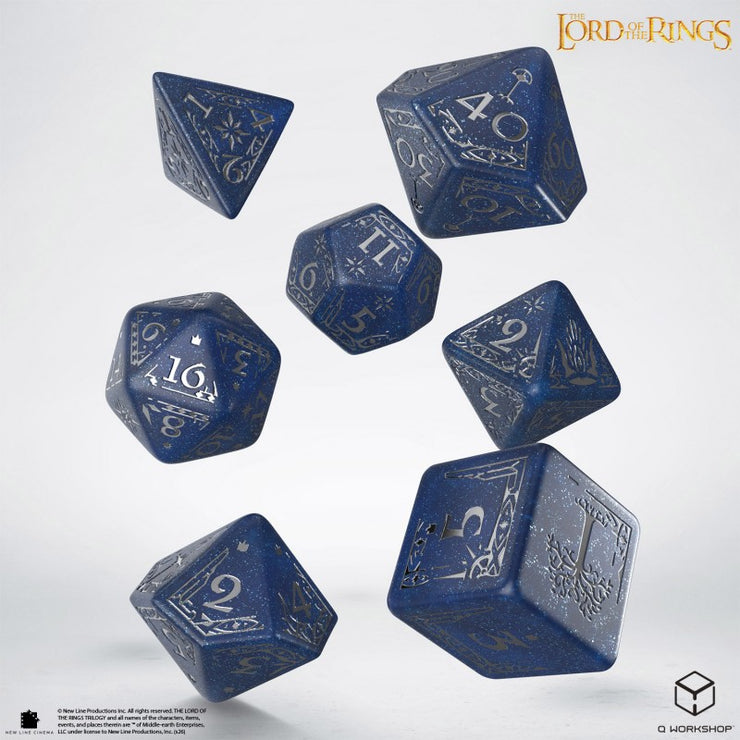 Gondor: The Lord of the Rings 7 Dice Set - Q Workshop