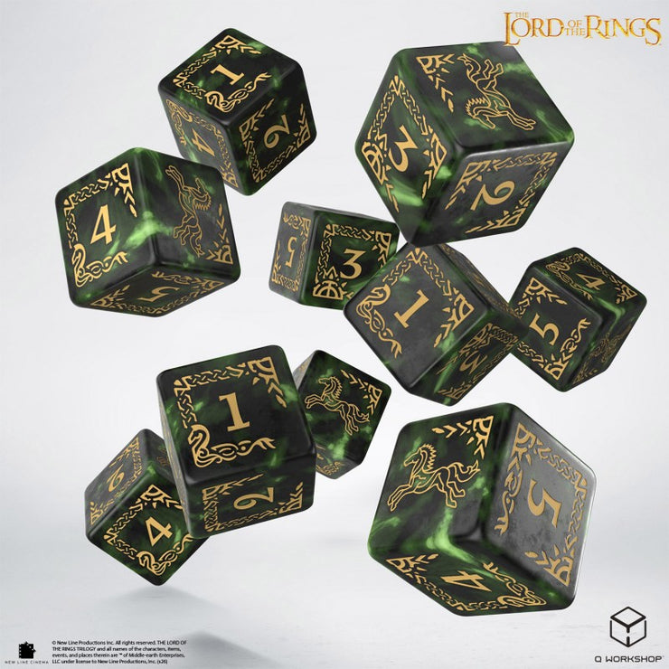 Rohan: The Lord of the Rings 10xD6 Dice Set - Q Workshop