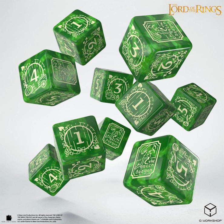 Shire: The Lord of the Rings 10xD6 Dice Set - Q Workshop