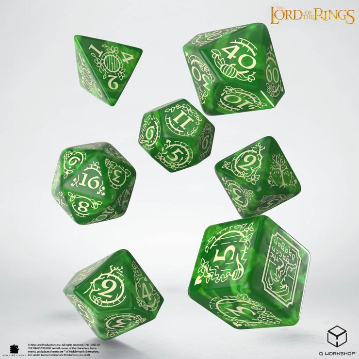 Shire: The Lord of the Rings 7 Dice Set - Q Workshop