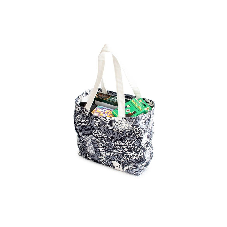 LPG Board Game Tote Bag Black/White - Artist Series: Cara