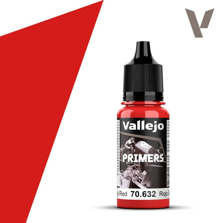 Vallejo Surface Primer: Bloody Red (18ml)
