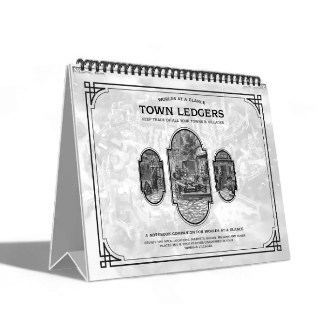 Towns & Villages Town Ledgers Notebook - Worlds at a Glance