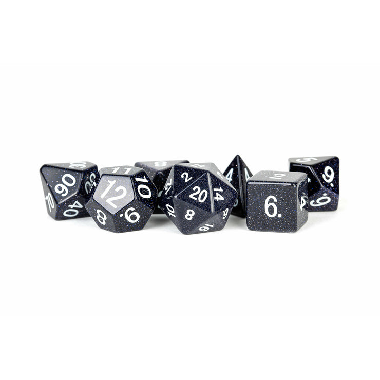 MDG Gemstone Dice Set - Blue Sandstone