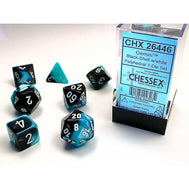 Gemini Black-Shell w/White - 7 Die Set (CHX26446)