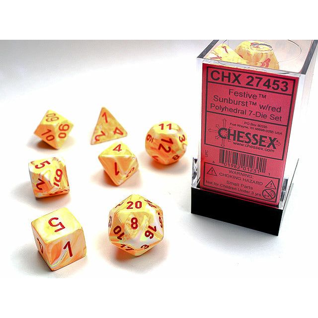 Festive Sunburst w/Red - 7 Die Set (CHX27453)