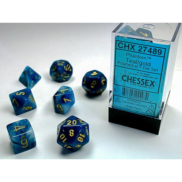 Phantom Teal w/Gold - 7 Die Set (CHX27489)