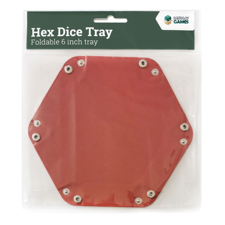 LPG Hex Dice Tray 6" Red