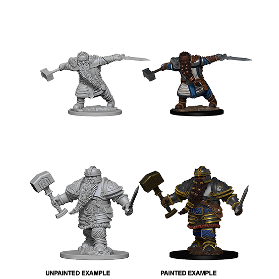 Dwarf Fighter (#1) He/Him - D&D Nolzur's Minis