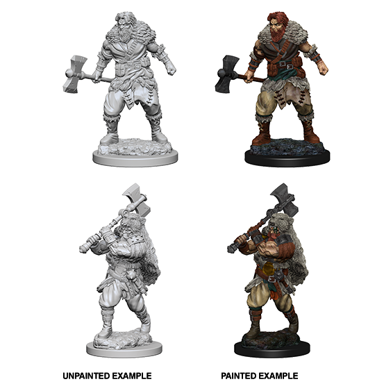 Human Barbarian (#1) He/Him - D&D Nolzur's Minis