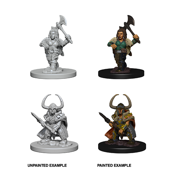 Dwarf Barbarian She/Her - D&D Nolzur’s Minis