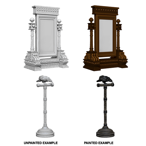 Mirror and Bird on Stand - WizKids Deep Cuts