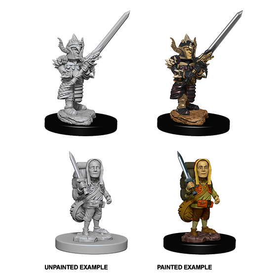 Halfling Fighter He/Him - D&D Nolzur’s Minis
