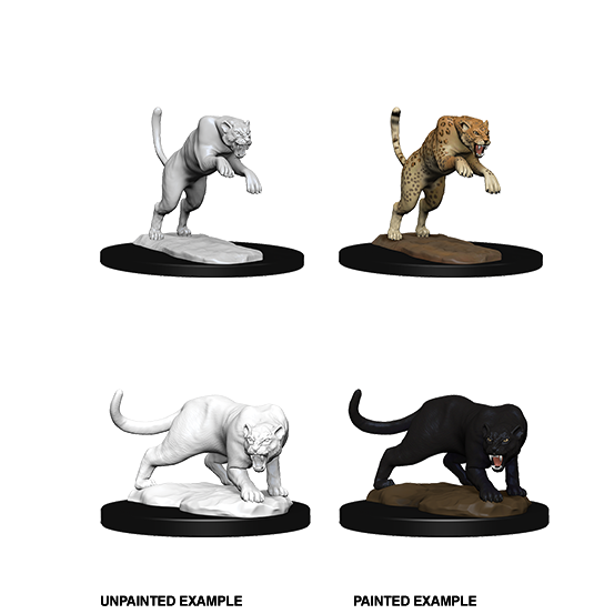 Panther & Leopard - D&D Nolzur’s Minis