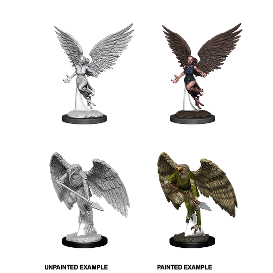 Harpy and Aarakocra - D&D Nolzur’s Minis