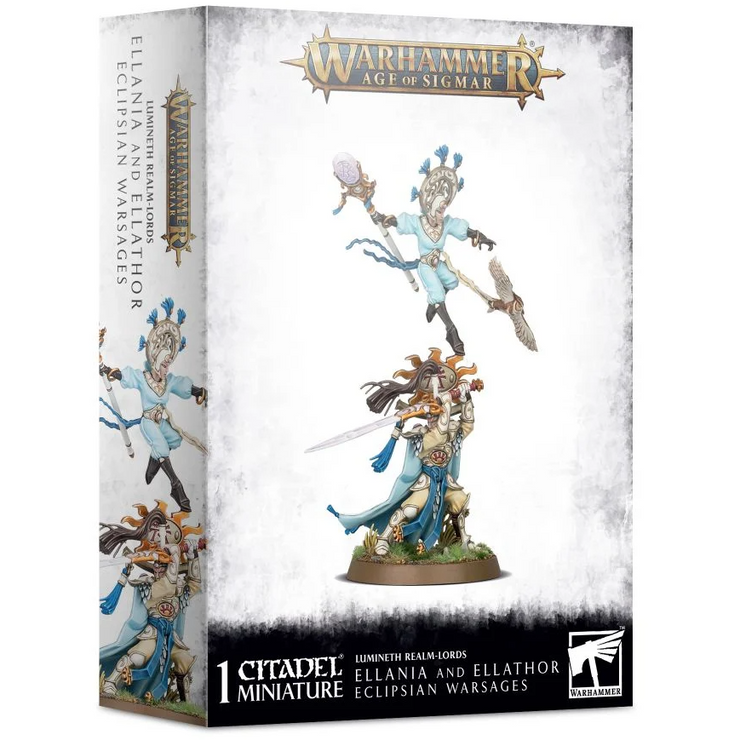 Lumineth Realm-lords Ellania and Ellathor, Eclipsian Warsages