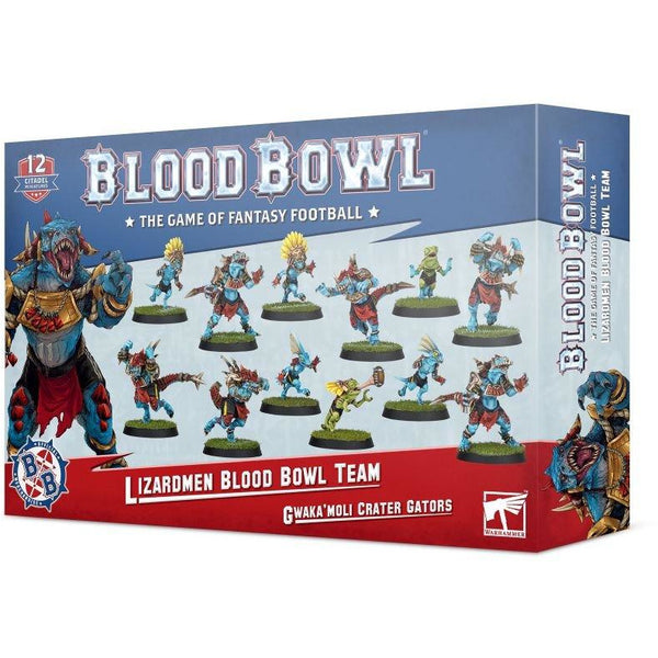 Blood Bowl - Lizardmen Team - Gwaka'moli Crater Gators