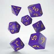 Classic RPG Purple & Yellow Dice Set (7)