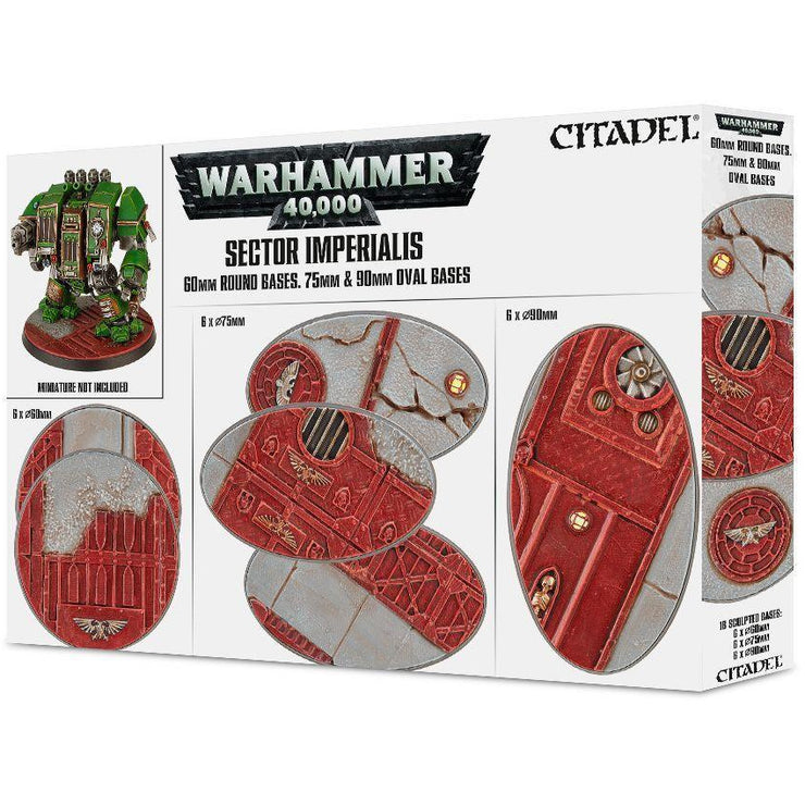 Sector Imperialis 60mm Round, 75mm Oval & 90mm Oval Bases