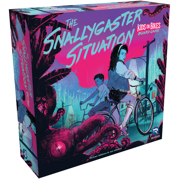 The Snallygaster Situation: Kids on Bikes Board Game